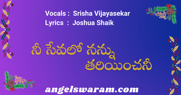 Nee sevalo nannu tariyimchanee